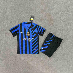 Kids Inter Milan Home Jersey 24/25 Football Kit