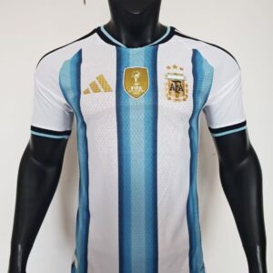 2026 Player Version Argentina Home Football Jersey(The badge needs to be customized)