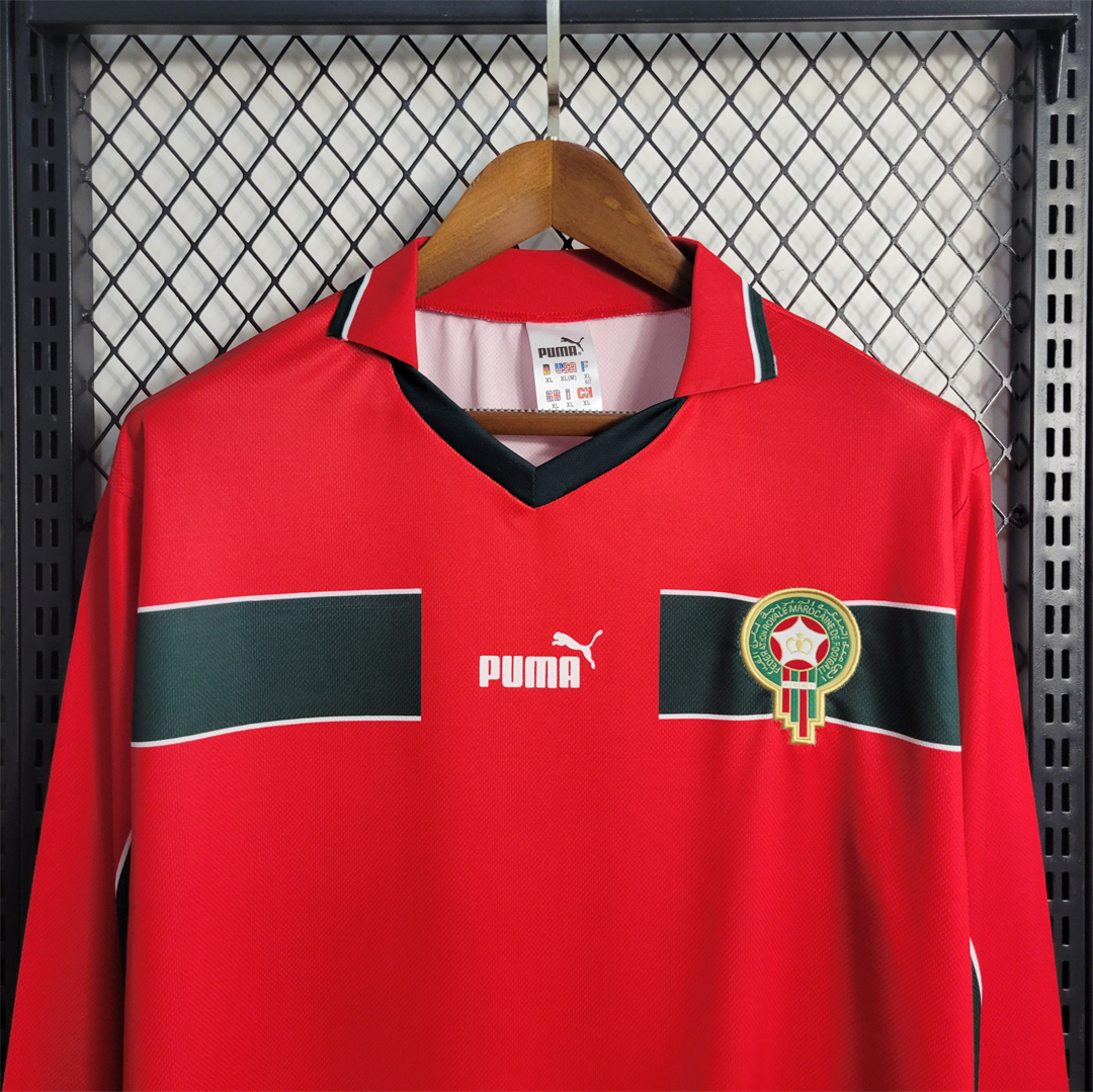 Morocco 1998 Retro Third Long-Sleeved Football Jersey - Image 2