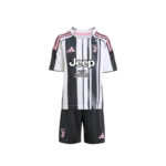 Kids  Juventus 25/26 Home Jersey Football Kit(With sponsor)