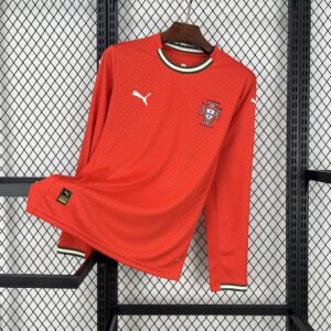 Portugal 25/26 Long Sleeve Home Football Shirt
